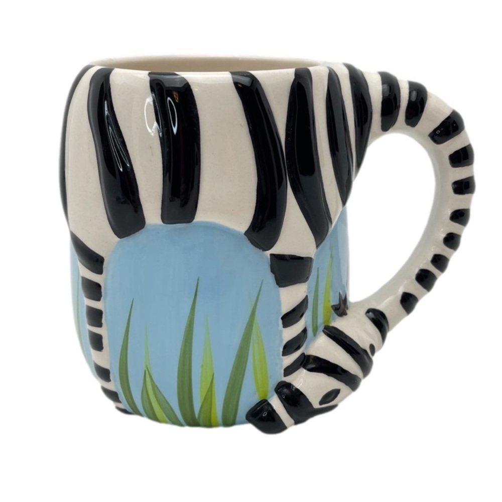 3D Zebra Tag Mug
